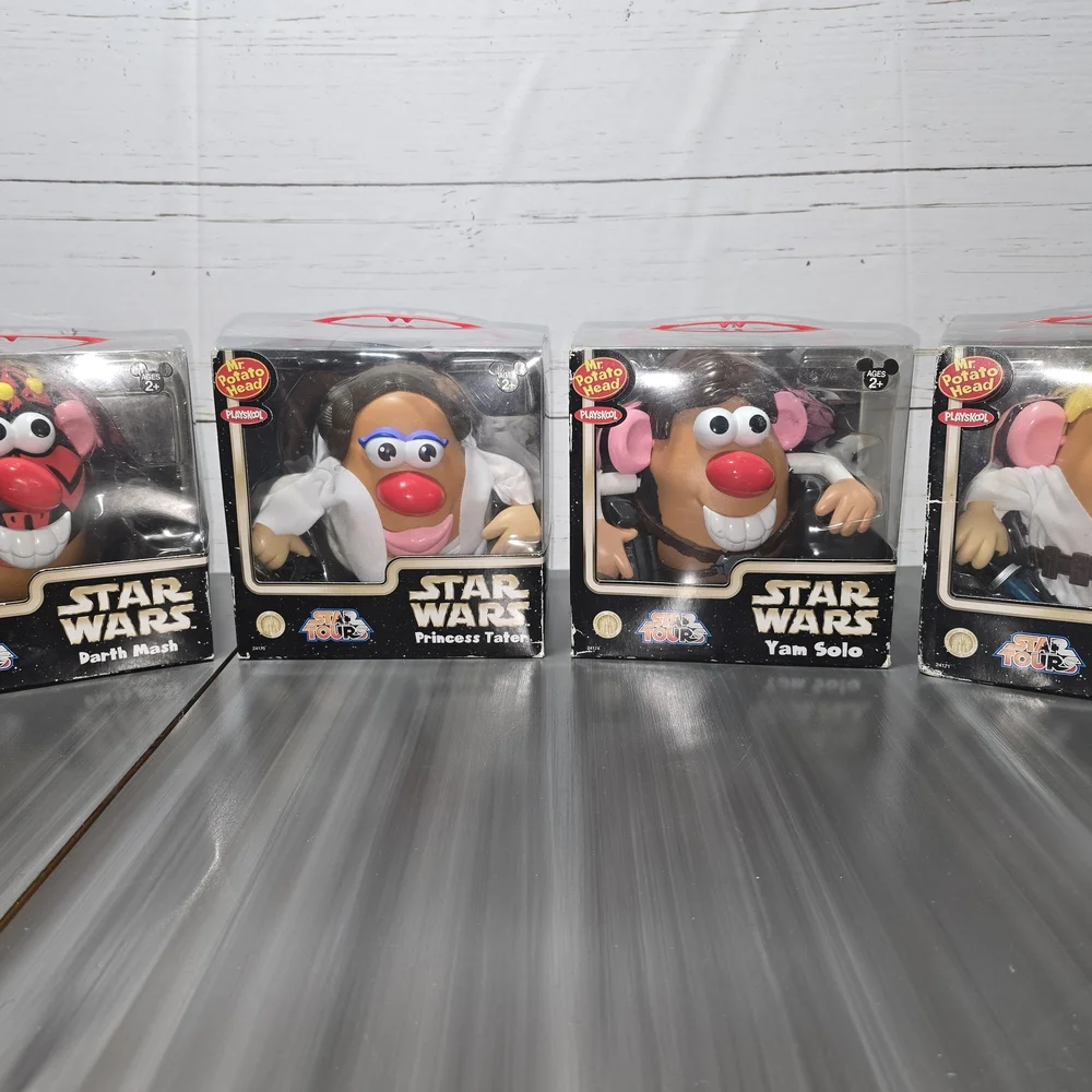 Star Wars Mr. Potato Head Collectibles Set Of 4 New - Picture 2 of 10